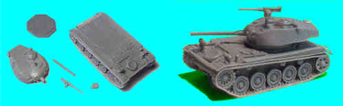 1/87 AMX 13/Chaffee Turm