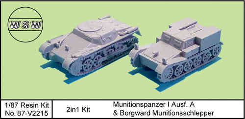 1/87 Munitionspz. I & Borgward Munitionsschlepper