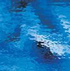 132 W (Wasserglas) gewellt blau (30 x 20 cm)