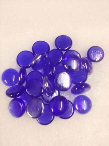 Glasnuggets Transparent blau