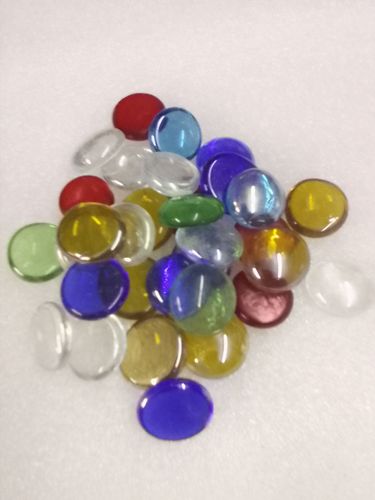 Glasnuggets Transparent Bunt gemischt