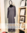 Abaya Djasia Madina Silk mit Zipp blaugrau ca. 148cm/Gr. S