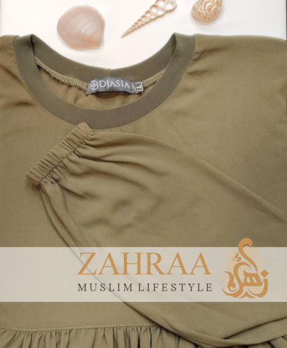 Abaya Djasia Khadija Olivgrün ca.: 149cm/L
