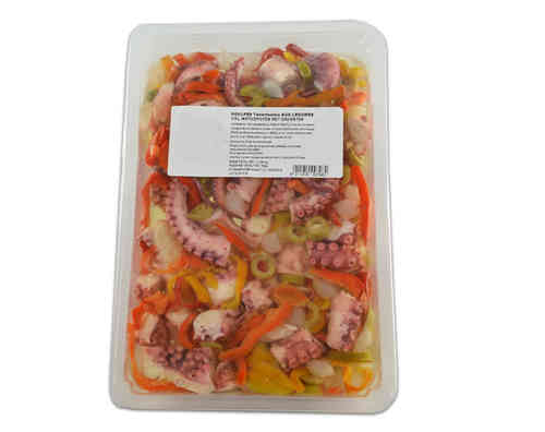 Oktopus  Salat in Öl