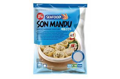 Китайские манты с морепродуктами