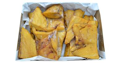 DICKE BUTTERFISCHFILET (ABSCHNITT) KALT GERÄUCHERT