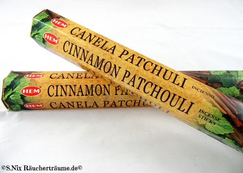 HEM Räucherstäbchen Cinnamon Patchouli / Zimt Patchouli